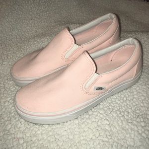 Vans Pink Slip-On Shoes